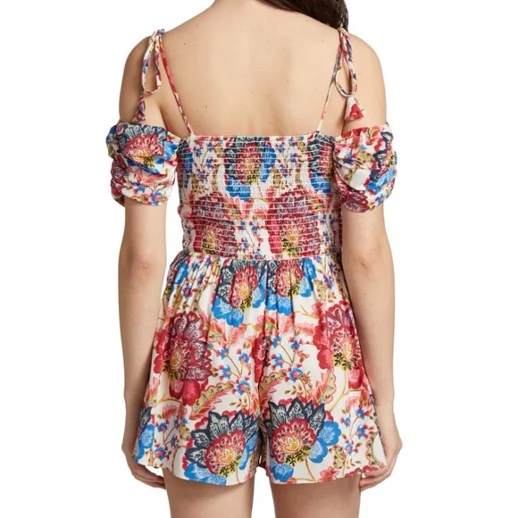 MISA LOS ANGELES
Ruchika Floral Romper size small red blue floral EUC - Picture 4 of 15